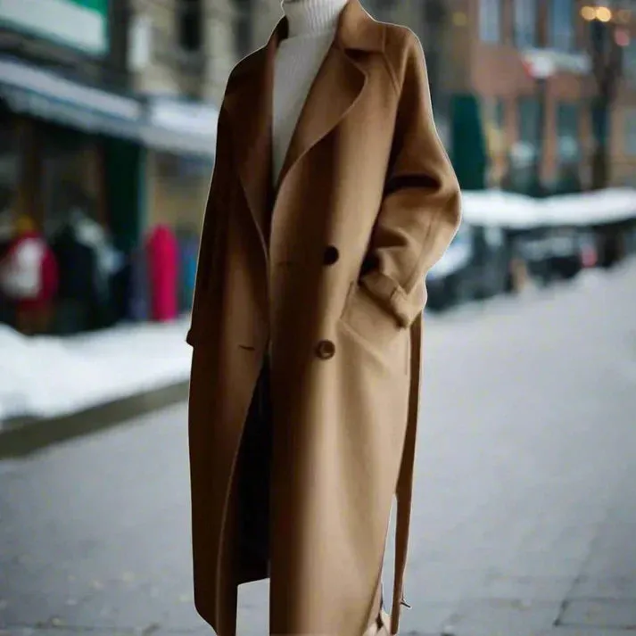 Althea | Timeless Women's Long Trench Coat with Classic Style