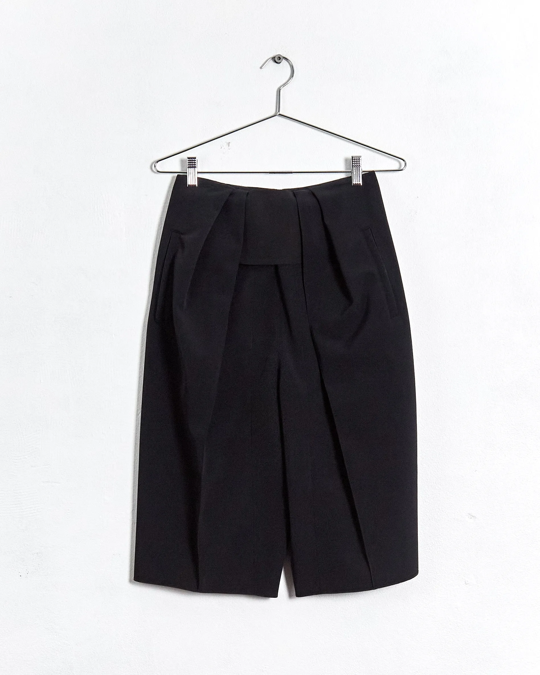 Balenciaga 2012 tailored cullottes, black, 10