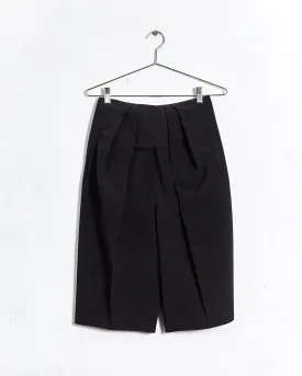 Balenciaga 2012 tailored cullottes, black, 10