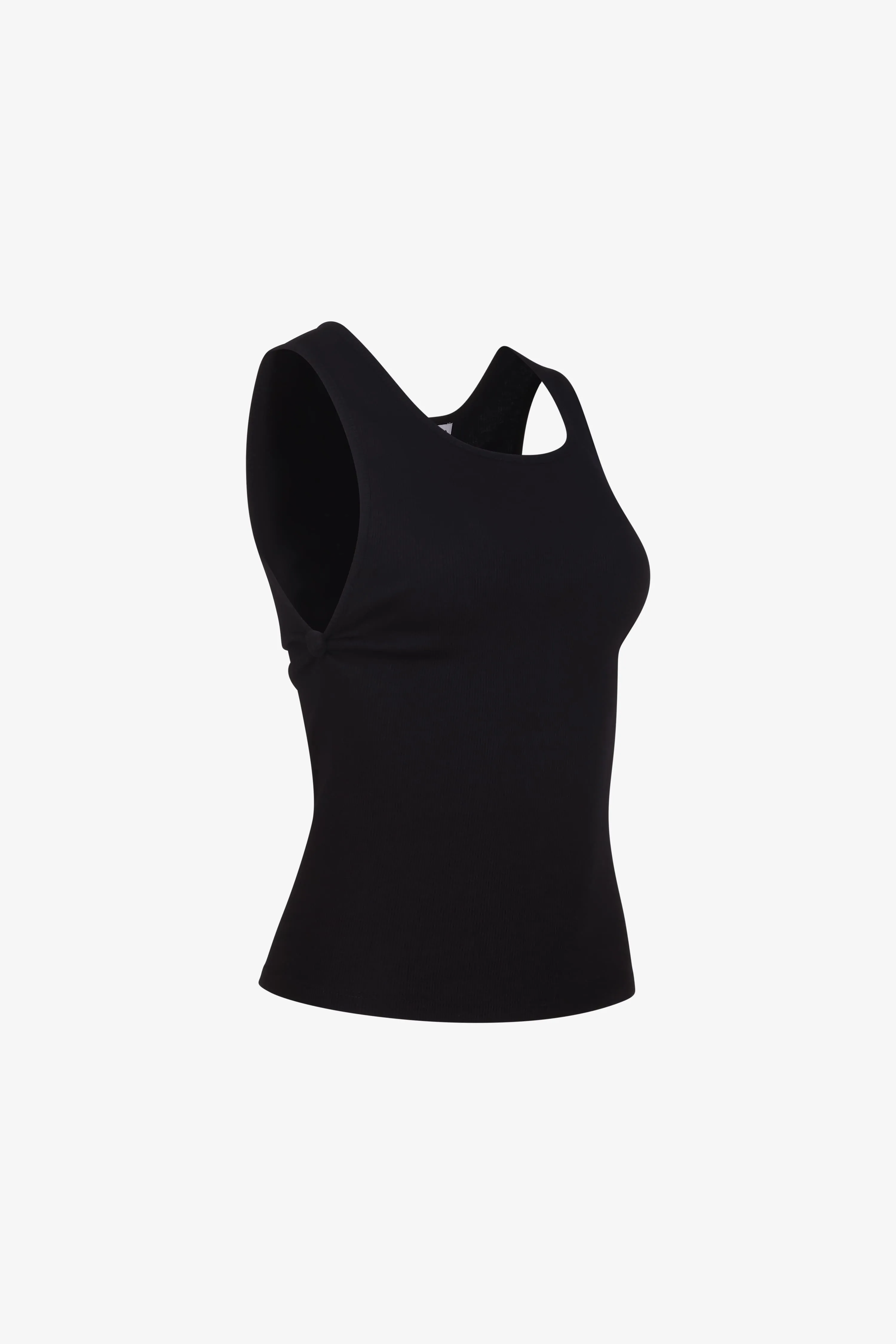 Black Classic Knot Tank Top