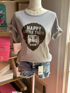 Bob Ross graphic tee