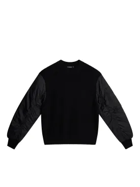 Bow Bomber Knit Hybrid / Black