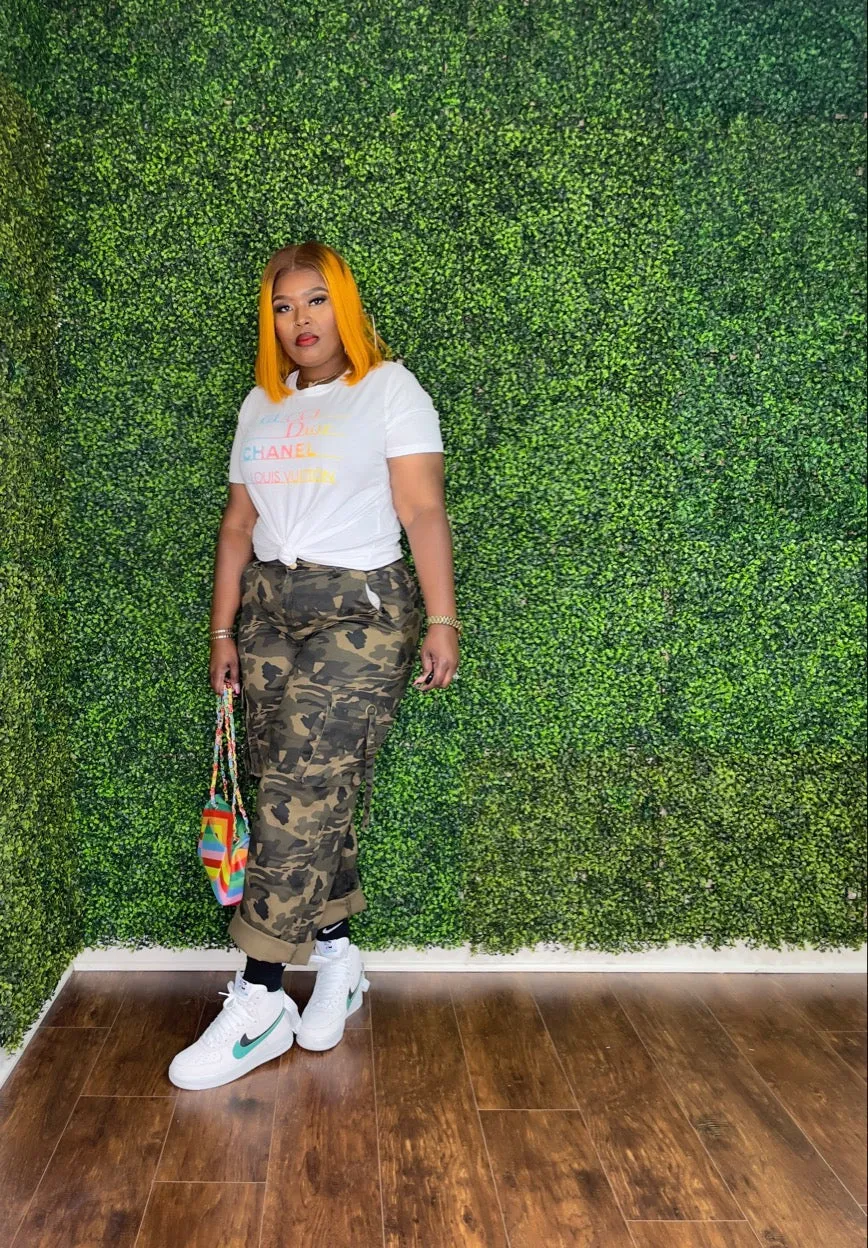 CARMEN CAMO CARGO PANTS