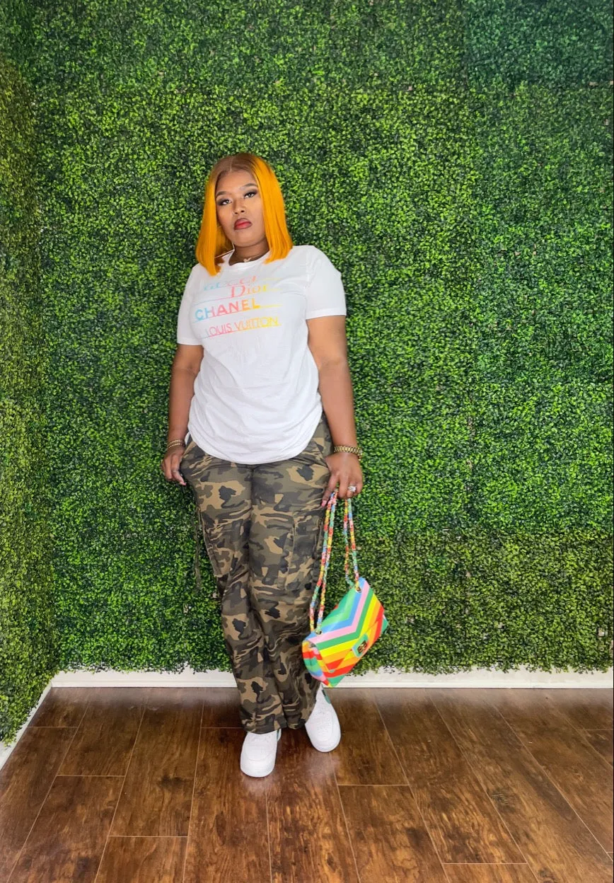 CARMEN CAMO CARGO PANTS