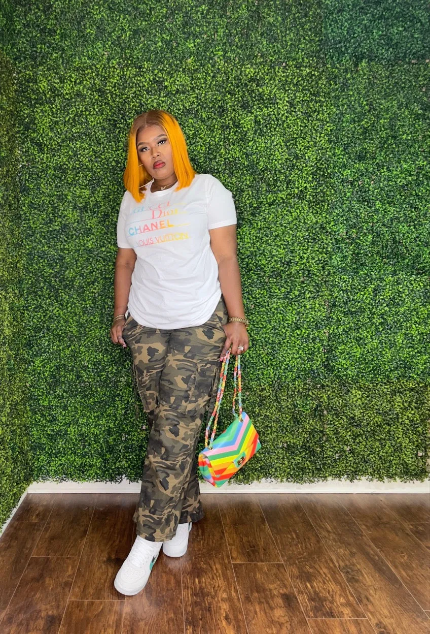 CARMEN CAMO CARGO PANTS