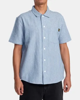 Dayshift Stripe II Short Sleeve Shirt - Chambray