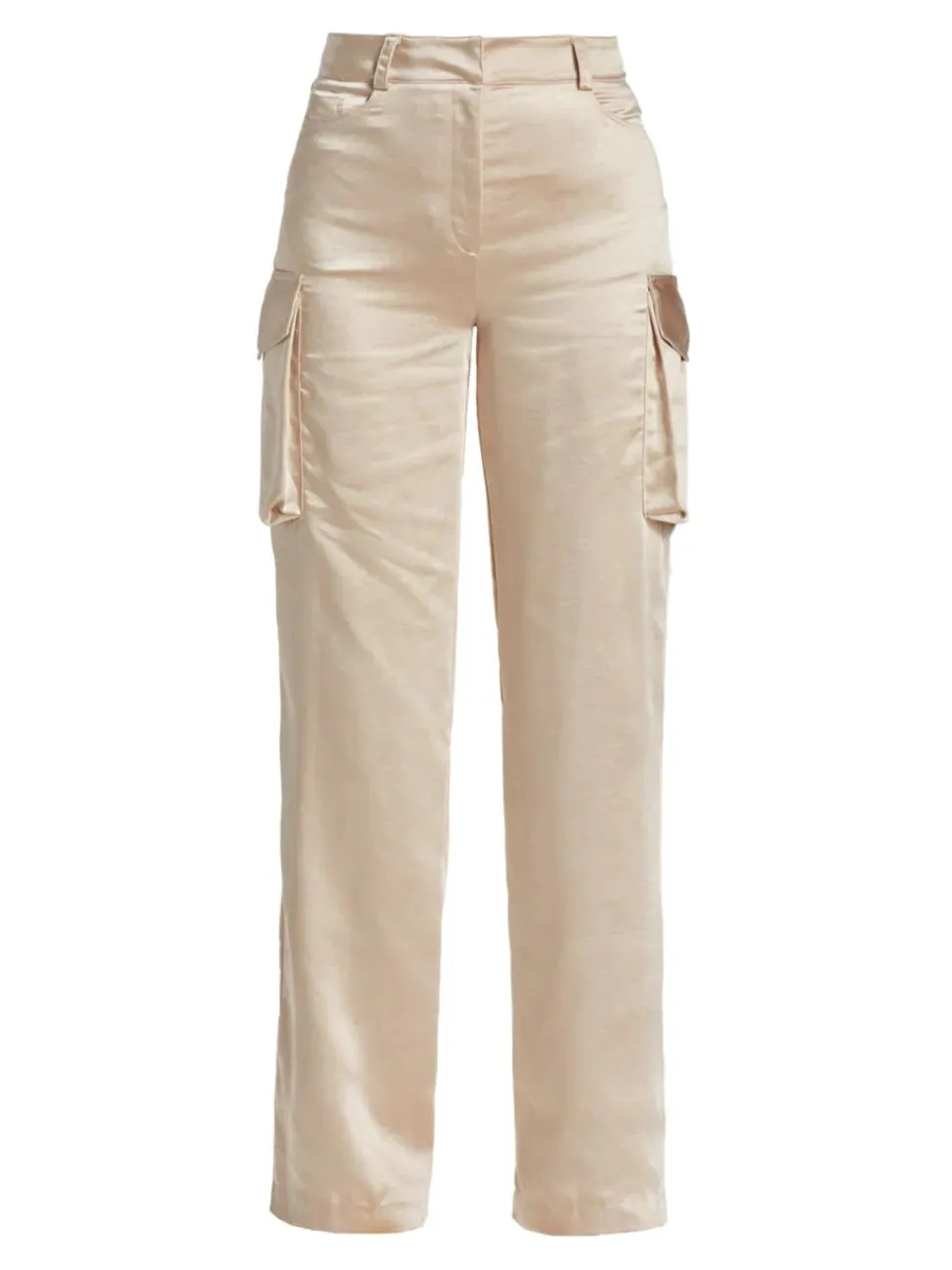 Generation Love Nate Satin Cargo Pants - Champagne