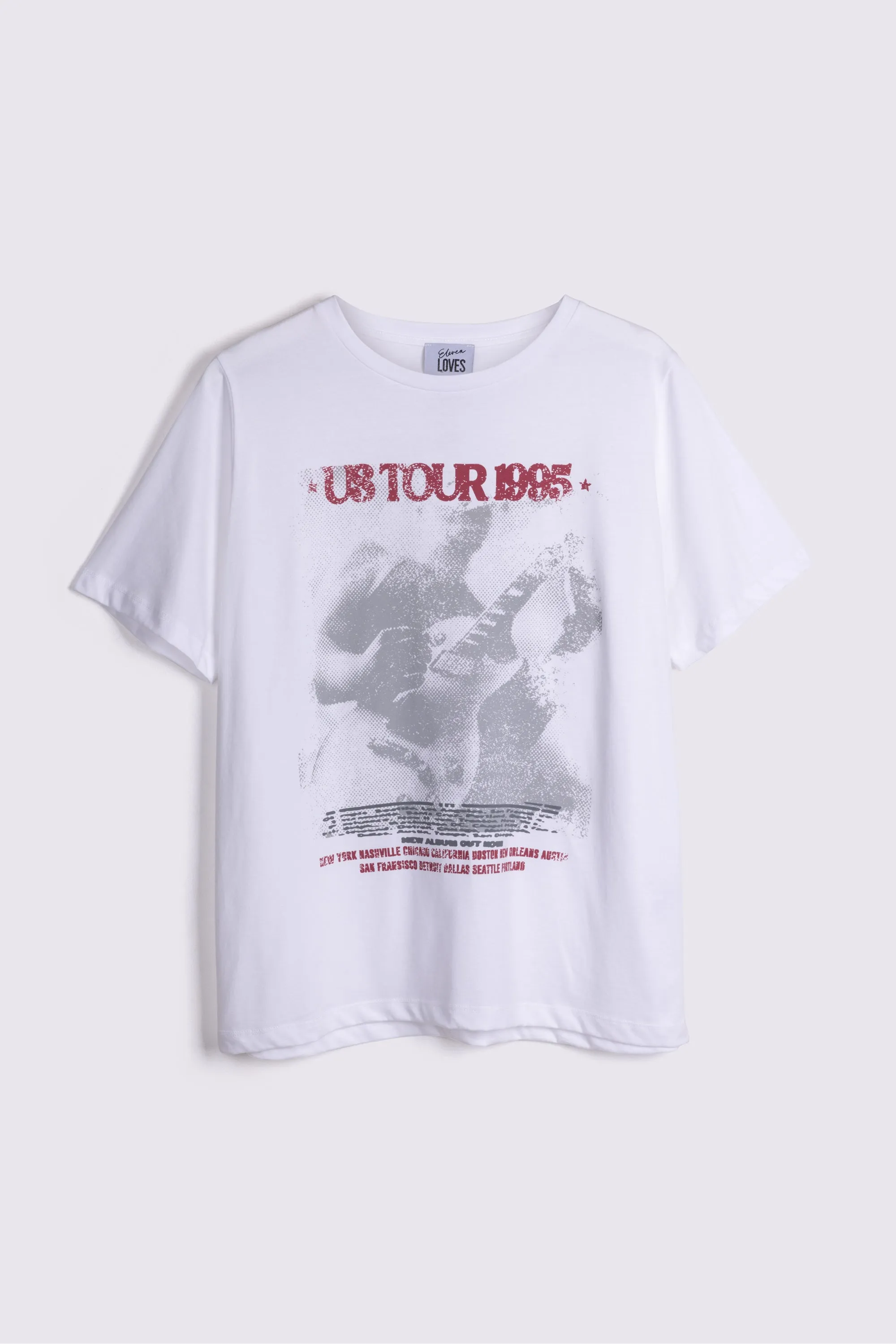Guitar Boyfriend T-Shirt (White)