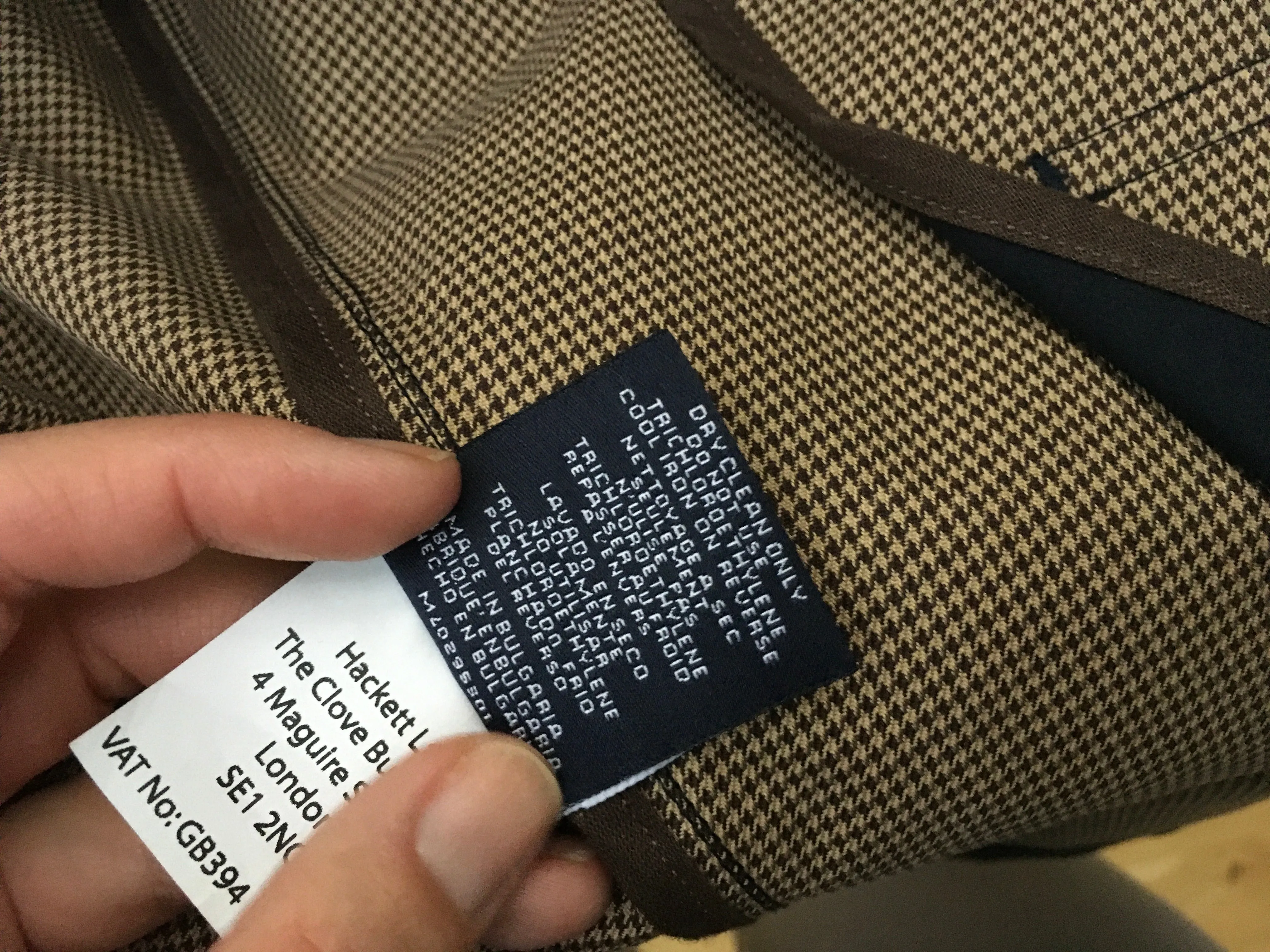 HACKETT LONDON - NAVY WATER REPELLENT CAR COAT TRENCH  Ladies