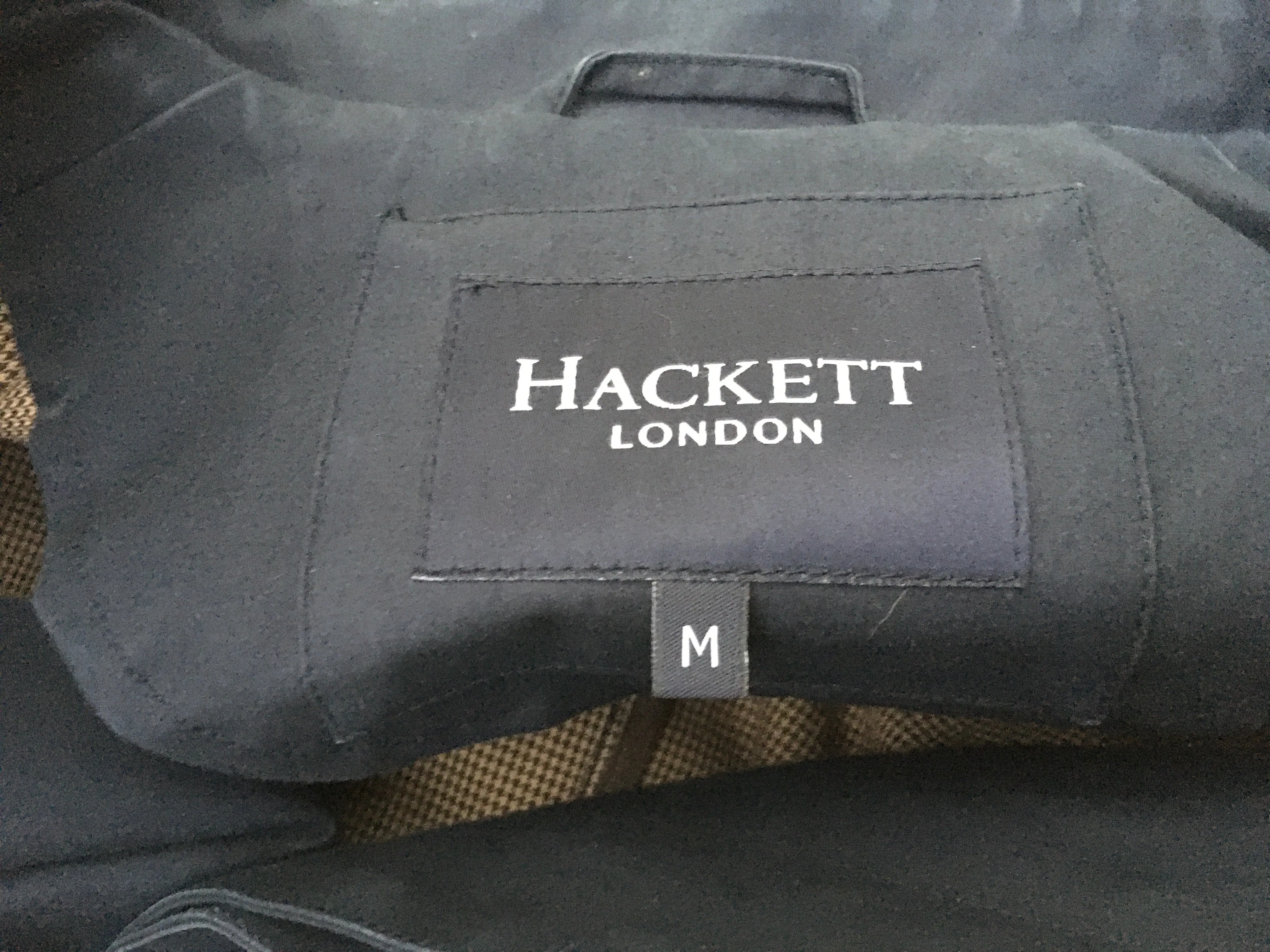 HACKETT LONDON - NAVY WATER REPELLENT CAR COAT TRENCH  Ladies