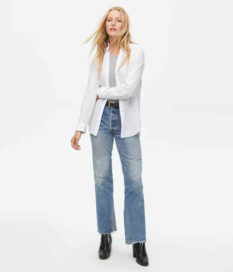 Joanna Button Down - White