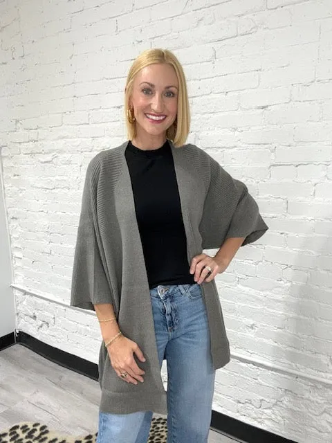 Kerisma Miko Sweater Cardigan- Ash Grey
