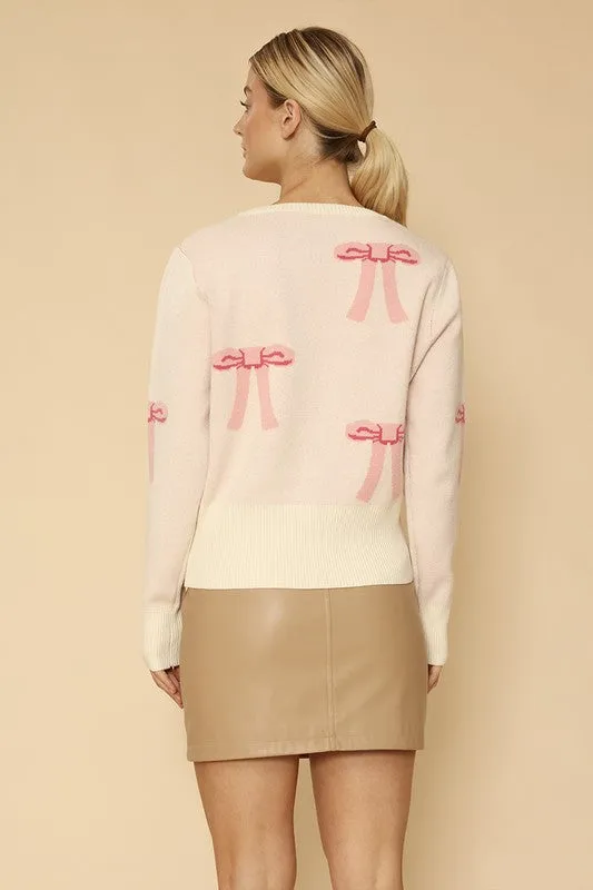 Knitted V-Neck Cardigan