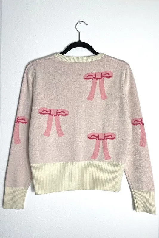 Knitted V-Neck Cardigan