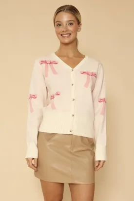 Knitted V-Neck Cardigan