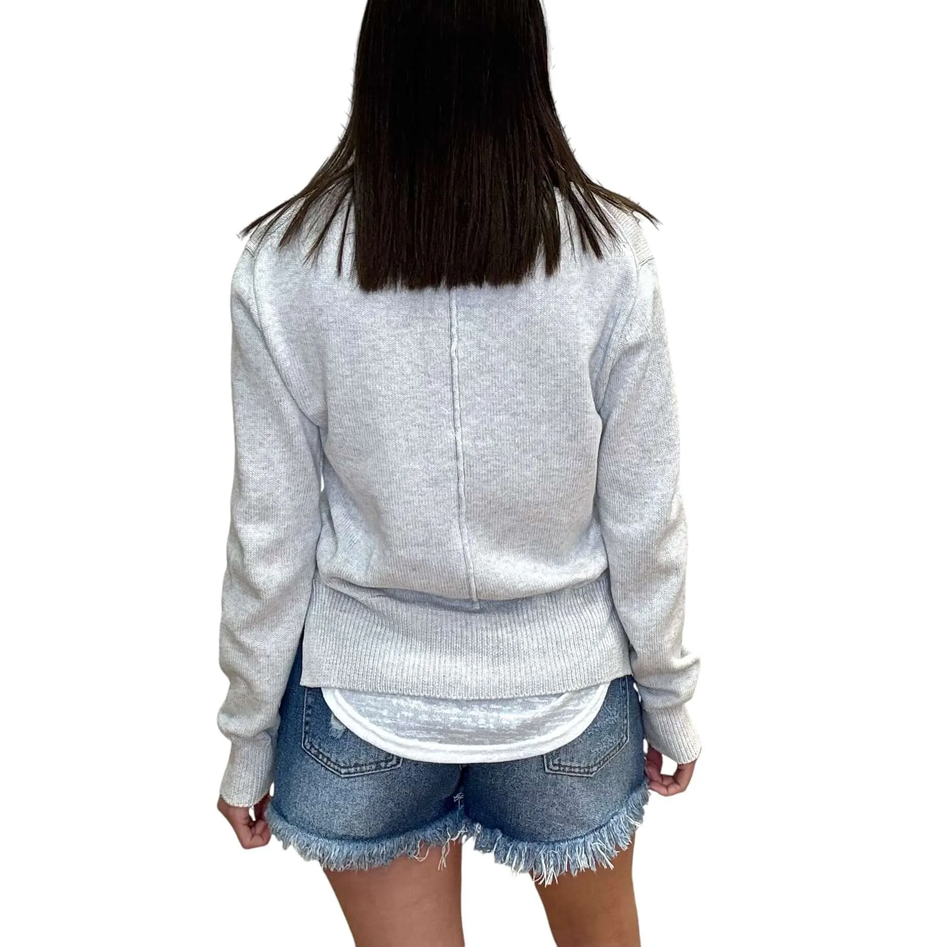 Layered V Neck Sweater