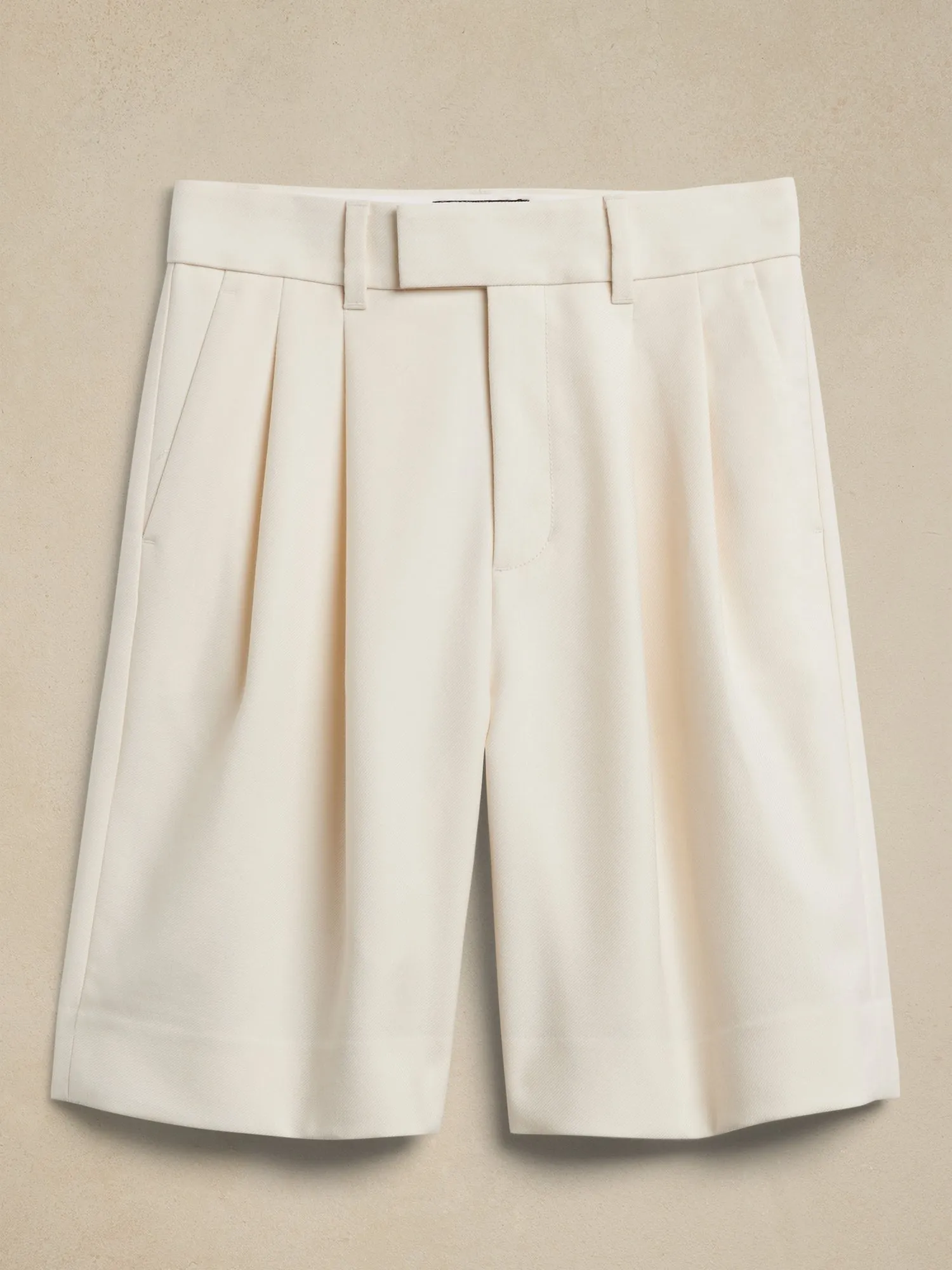 Lido Wool Bermuda Shorts