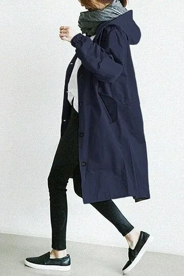 Lila | Stylish Water-Resistant Trench Coat