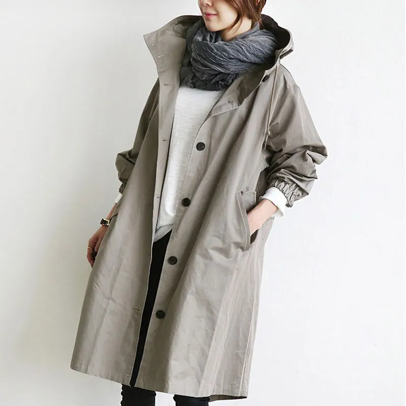 Lila | Stylish Water-Resistant Trench Coat