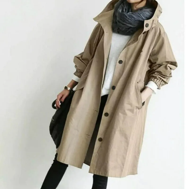 Lila | Stylish Water-Resistant Trench Coat