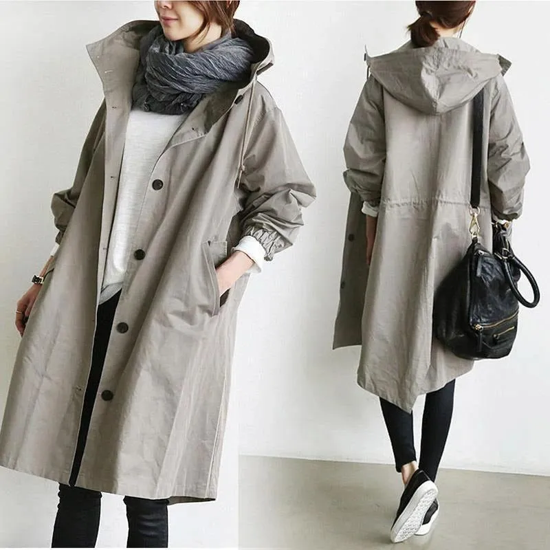 Lila | Stylish Water-Resistant Trench Coat