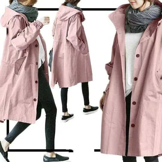 Lila | Stylish Water-Resistant Trench Coat