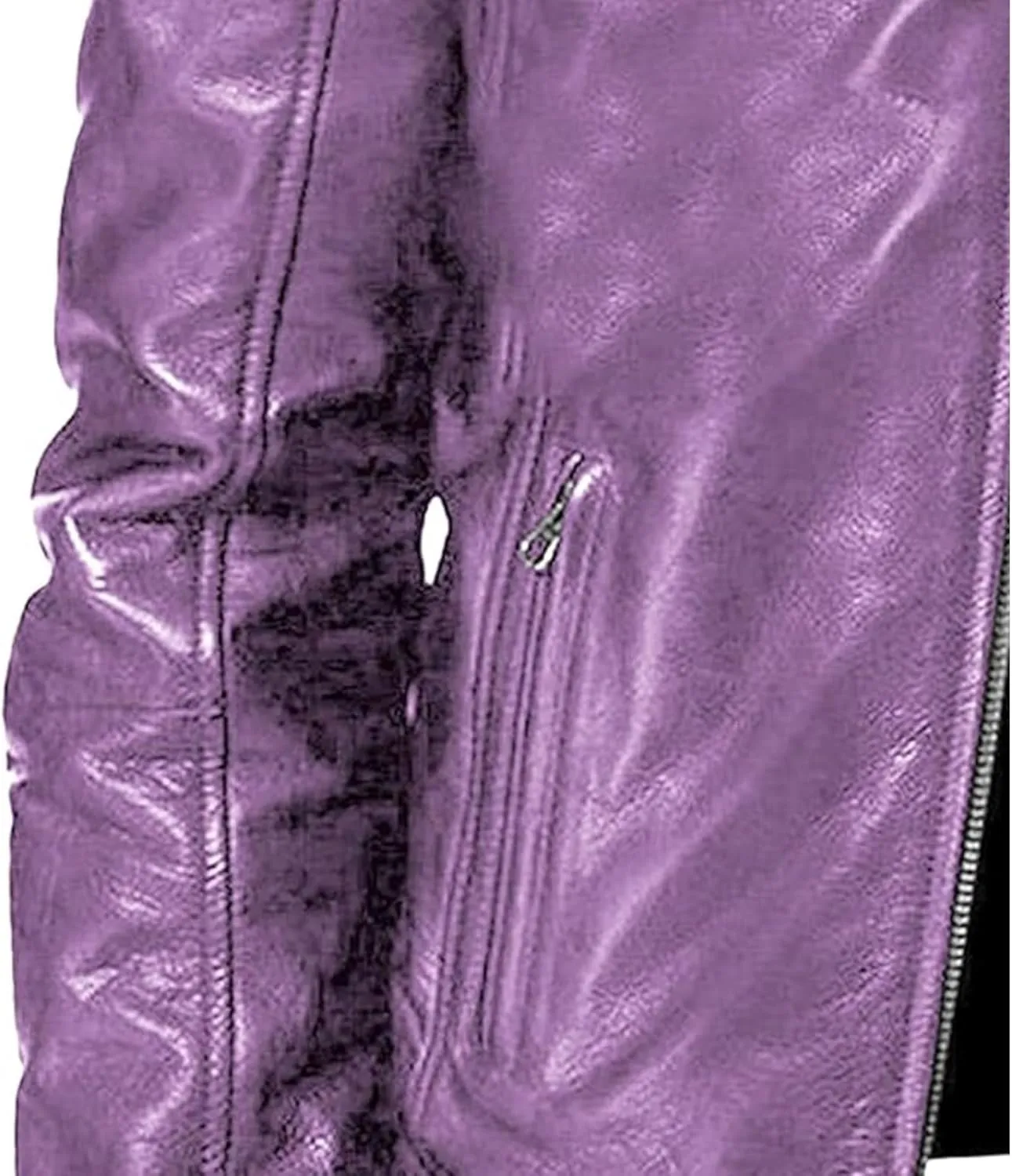 Men Slim Fit Motorcyle Leather Jacket Zip-Up Windbreaker Leather Jackets Lightweight PU Vintage Biker Coat