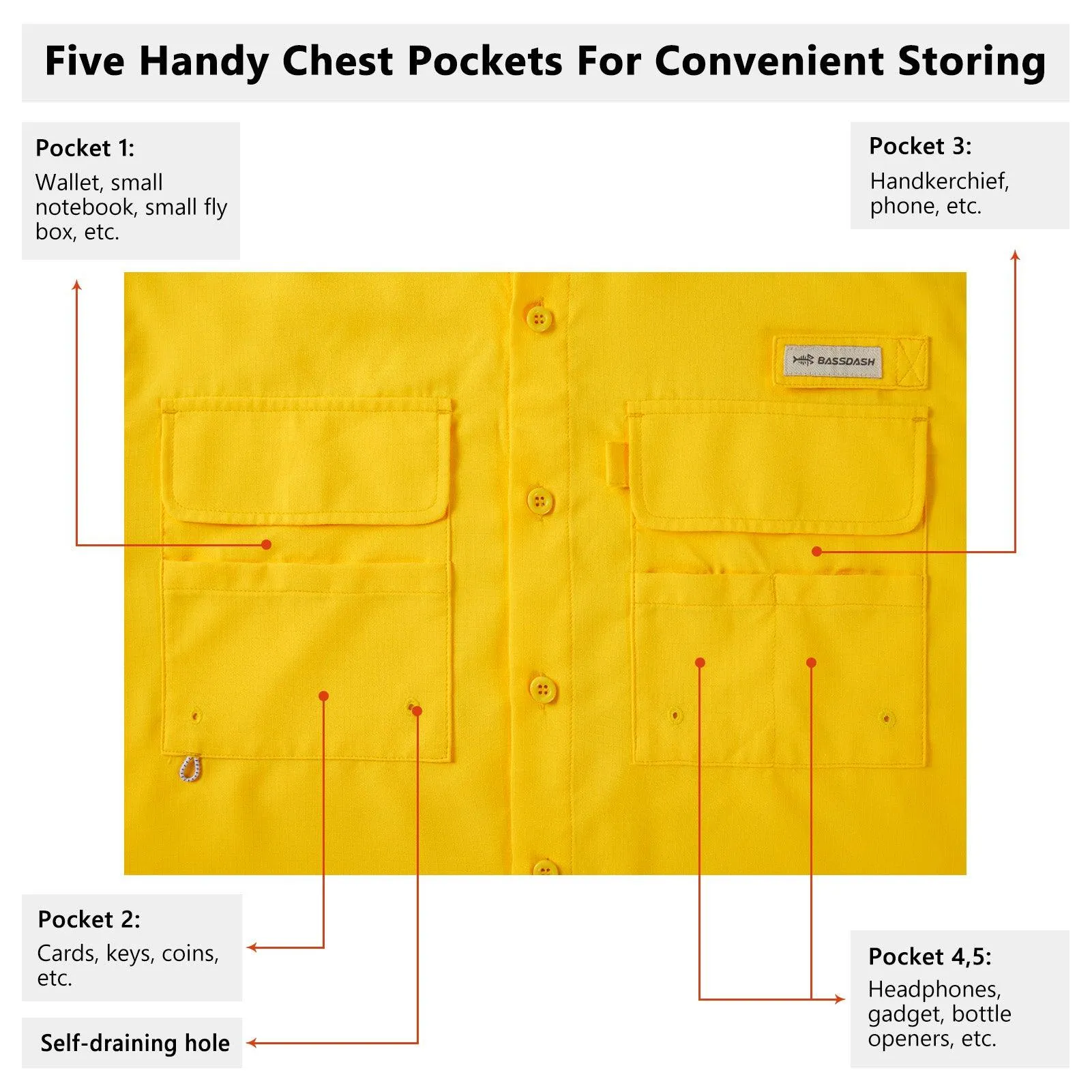 Men's UPF 50  Long Sleeve Fishing Button Down Shirt FS21M NEW COLOR