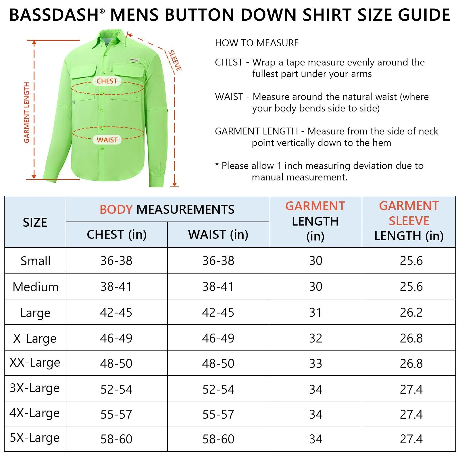 Men's UPF 50  Long Sleeve Fishing Button Down Shirt FS21M NEW COLOR