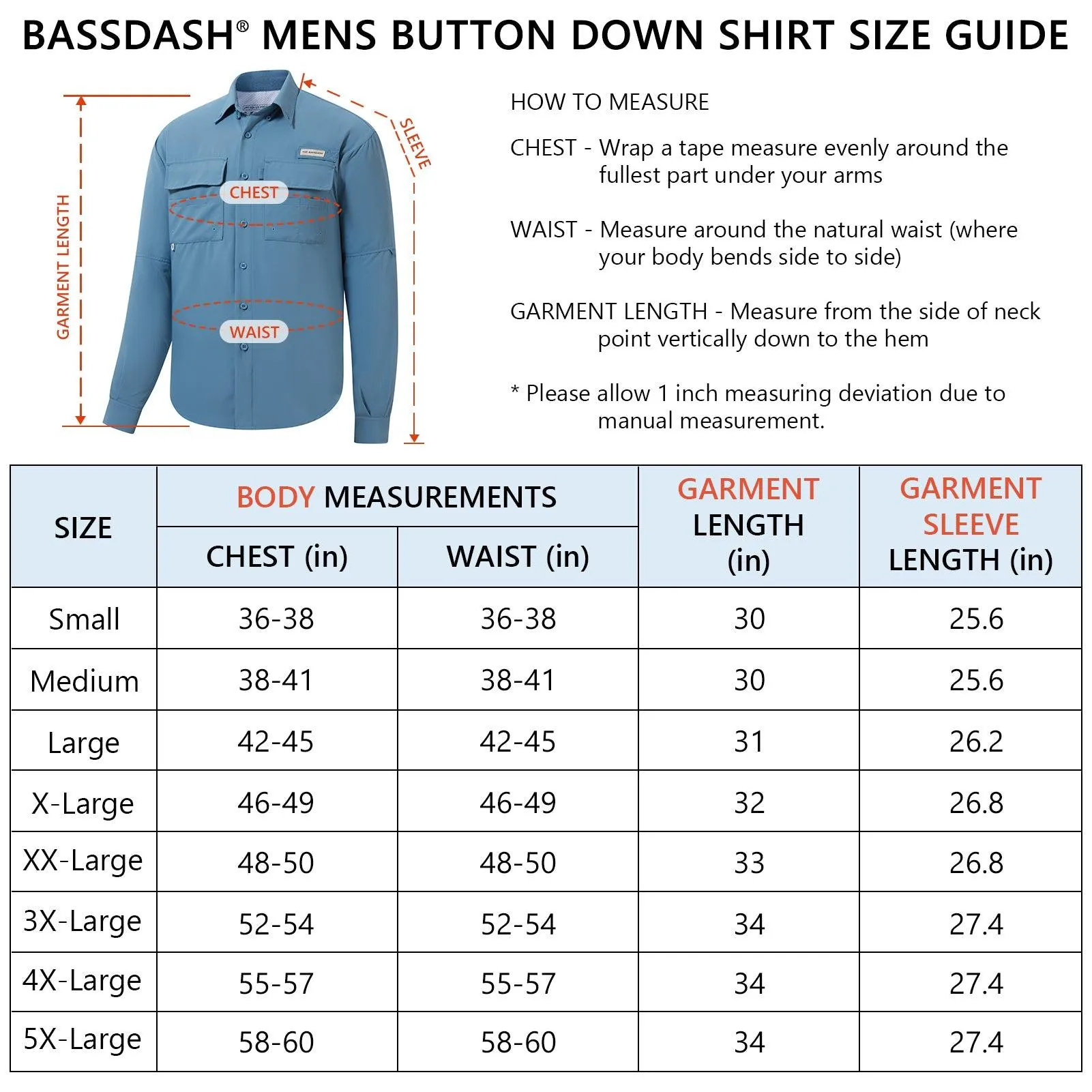 Men's UPF 50  Long Sleeve Fishing Button Down Shirt FS21M NEW COLOR