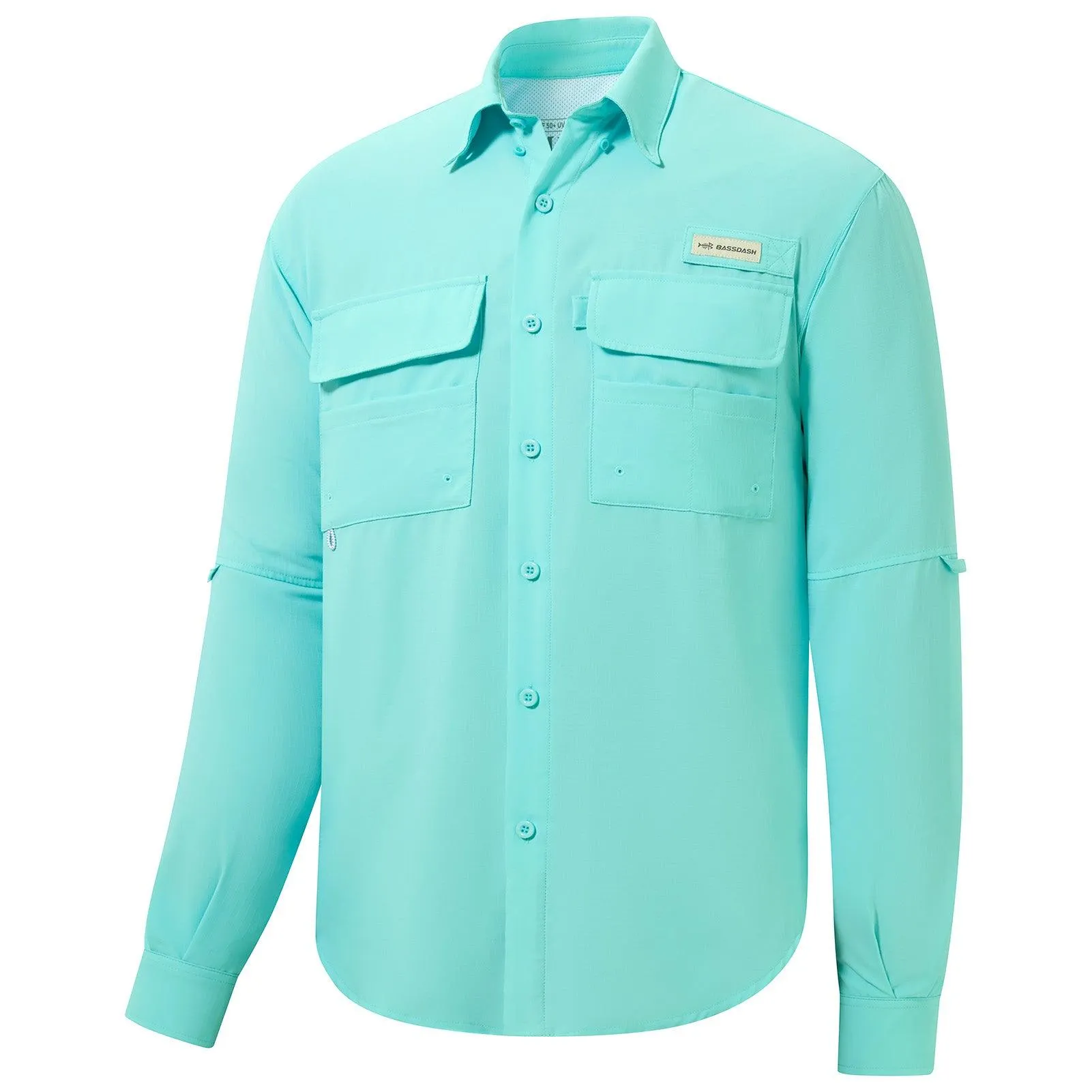 Men's UPF 50  Long Sleeve Fishing Button Down Shirt FS21M NEW COLOR