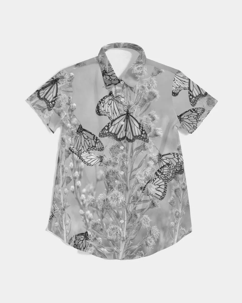 Monarch Majesty Women's Short Sleeve Button Up
