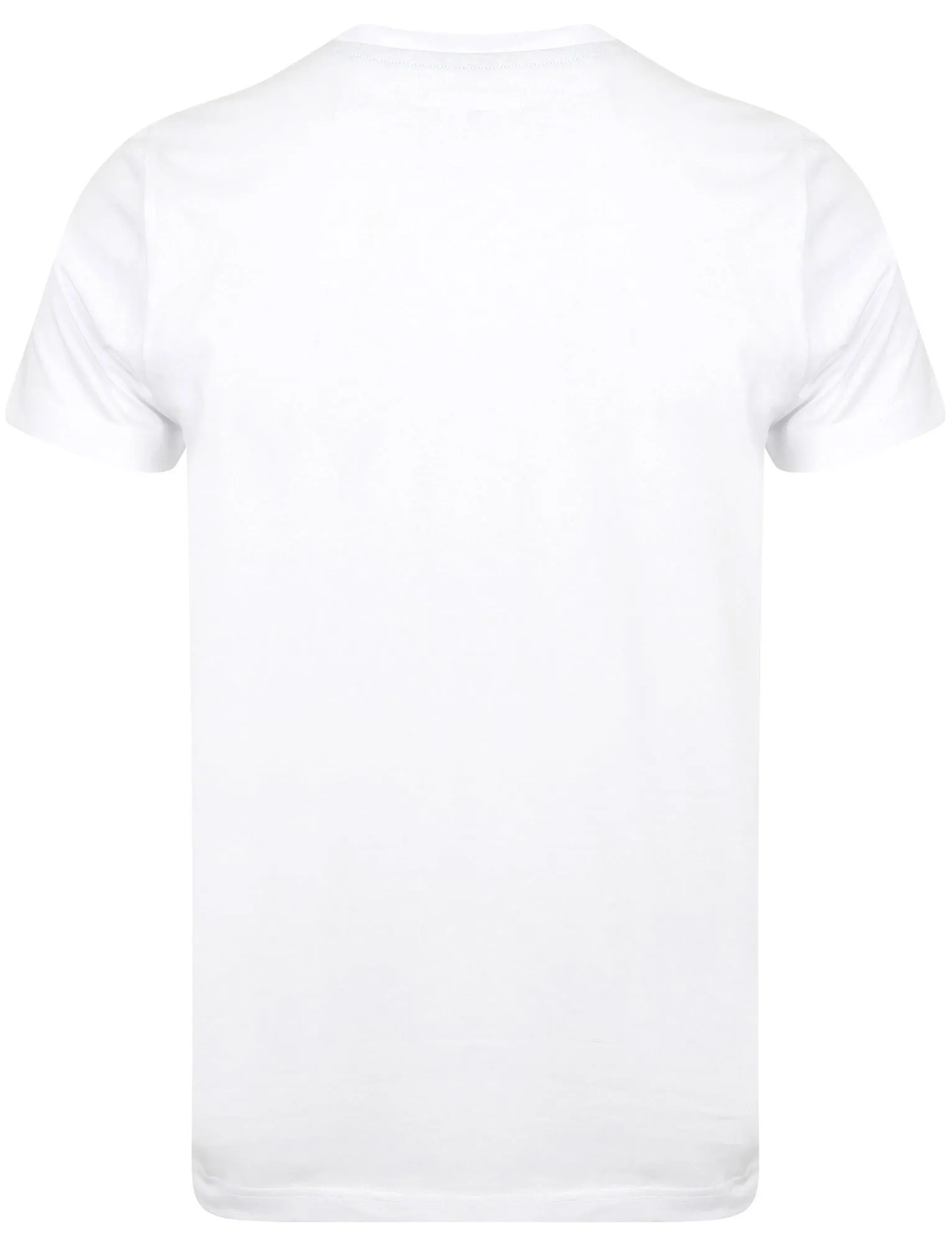NY High Motif Cotton Crew Neck T-Shirt In Optic White - Dissident
