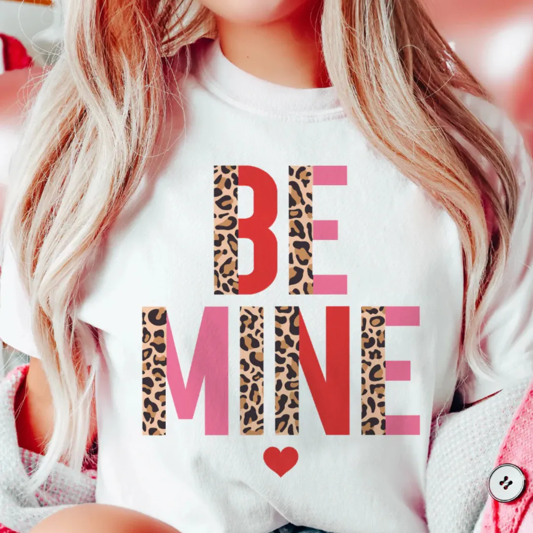 Online Exclusive | Be Mine Cheetah and Color Block Graphic Tee in White