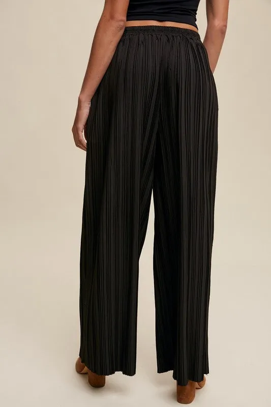 Pleated High Waist Wide Leg Pants-Chic Comfortable, and effortlessly Sylish