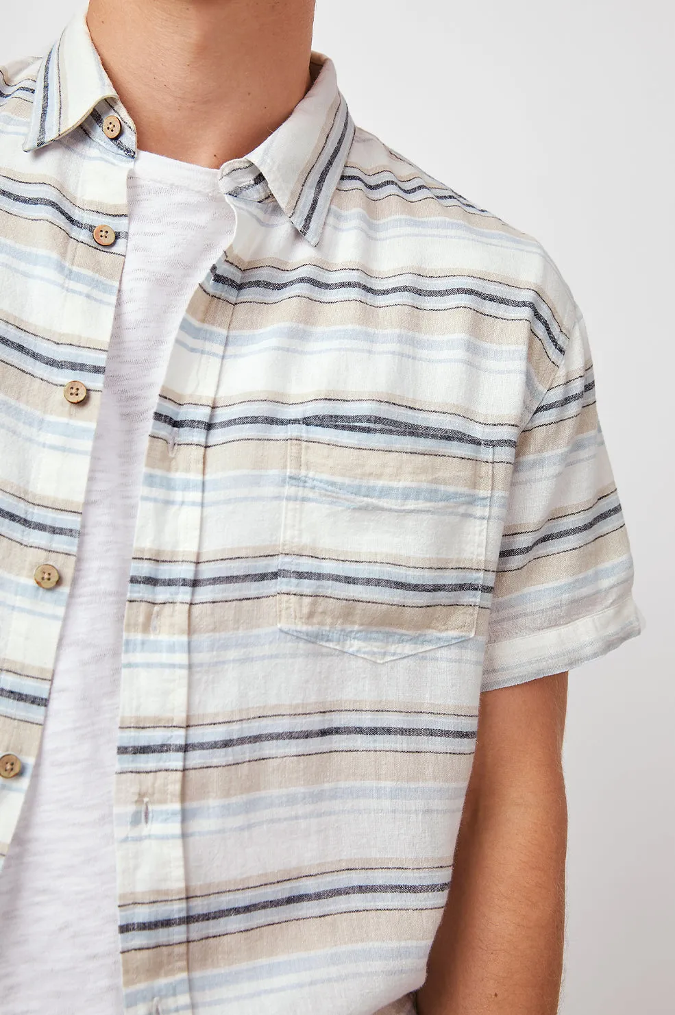 Rails - Carson Shirt - Dune Stripe