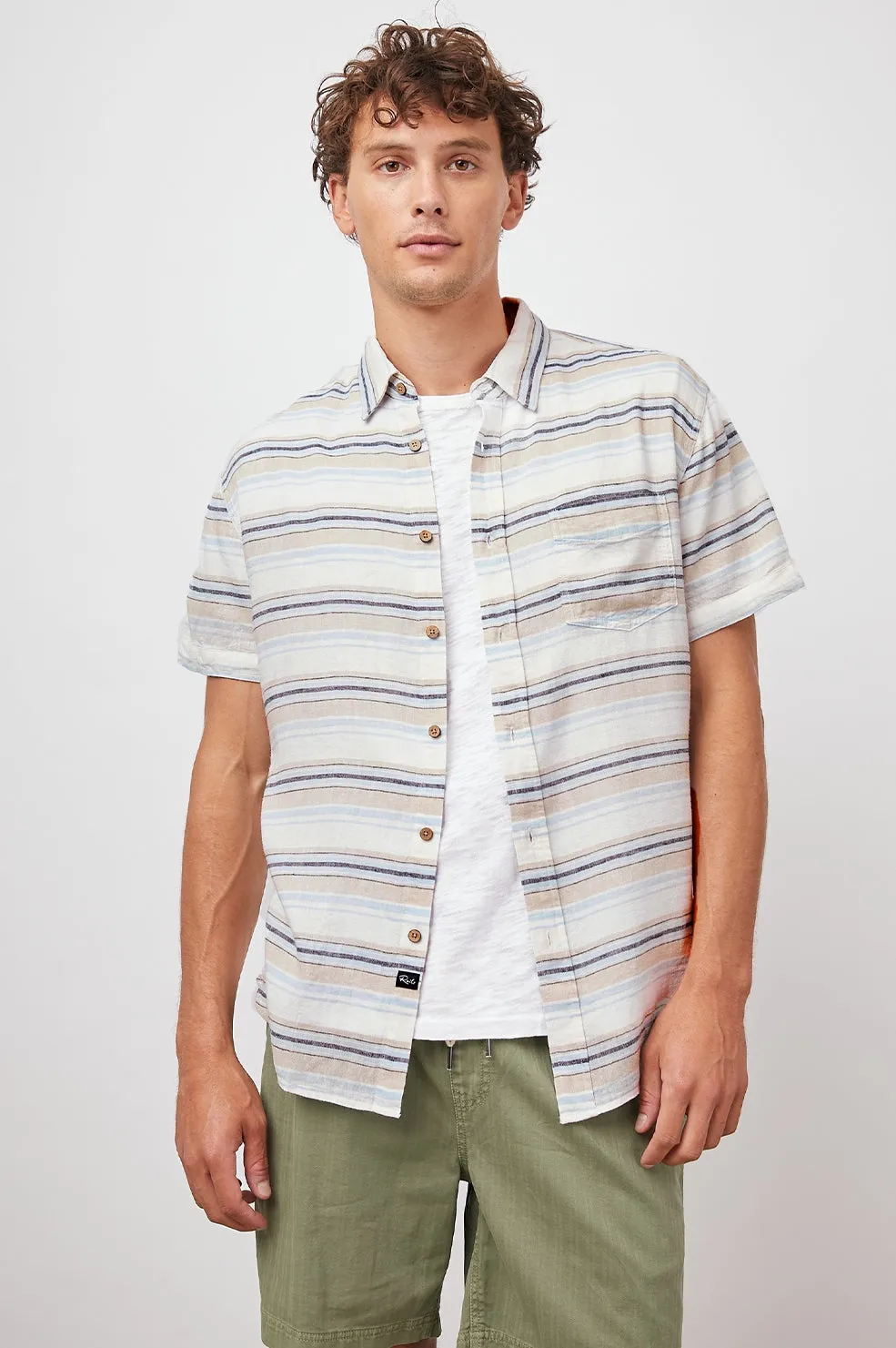 Rails - Carson Shirt - Dune Stripe