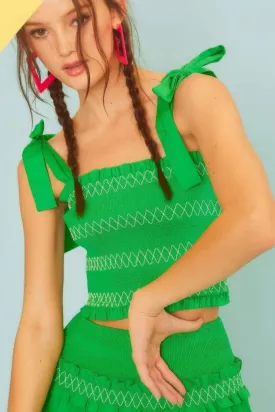 Ruffled Crop Top