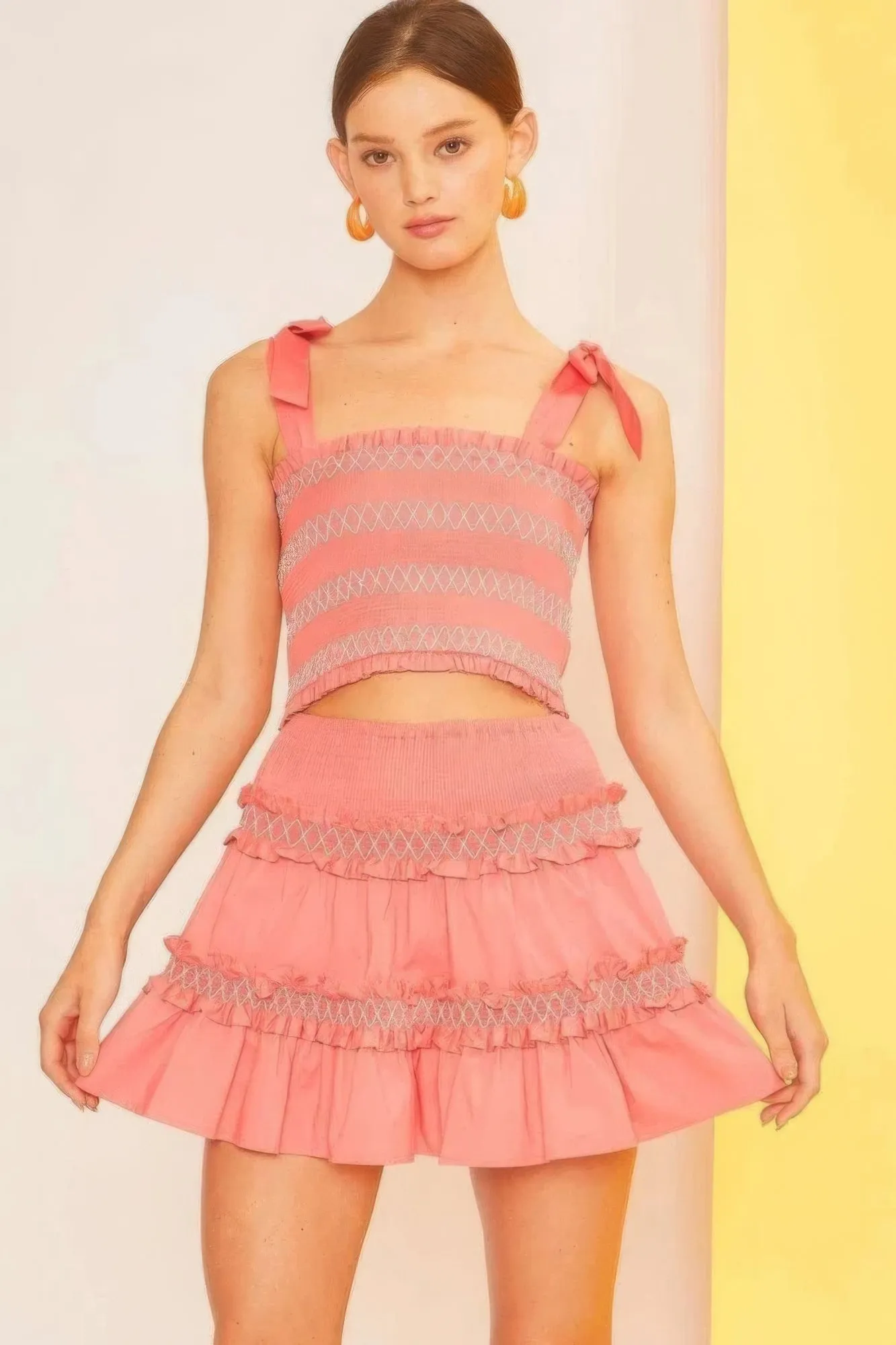 Ruffled Crop Top