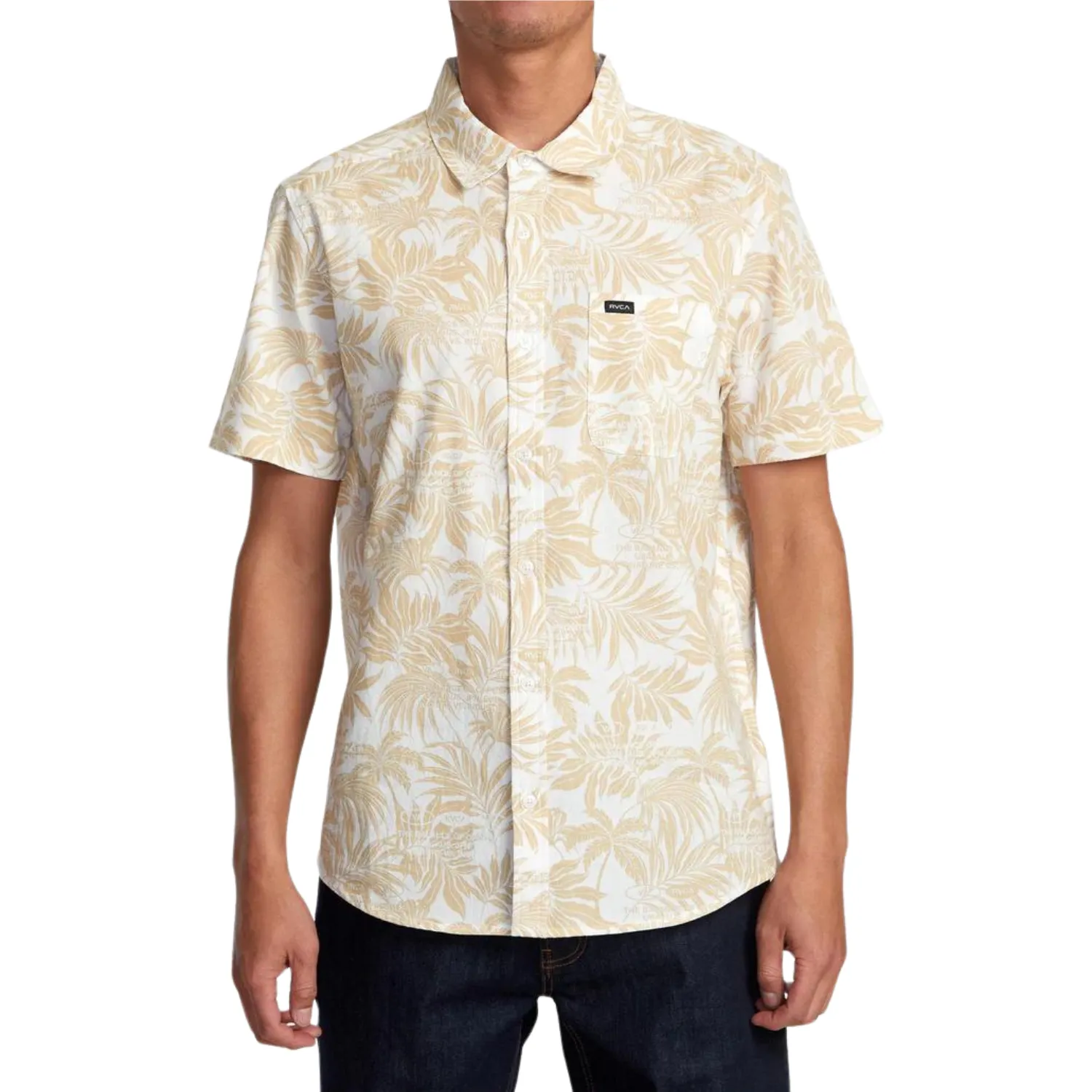 RVCA Rvgazi Short Sleeve Button Down Shirt - Men's