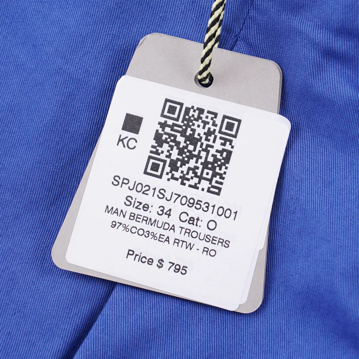 Sartorio Twill Cotton Bermuda Shorts