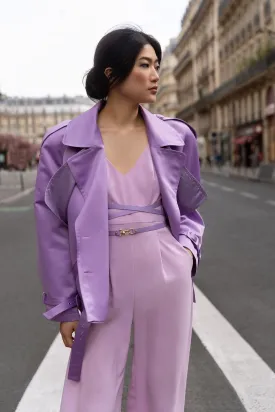 Slammin' Lavender Trench Coat