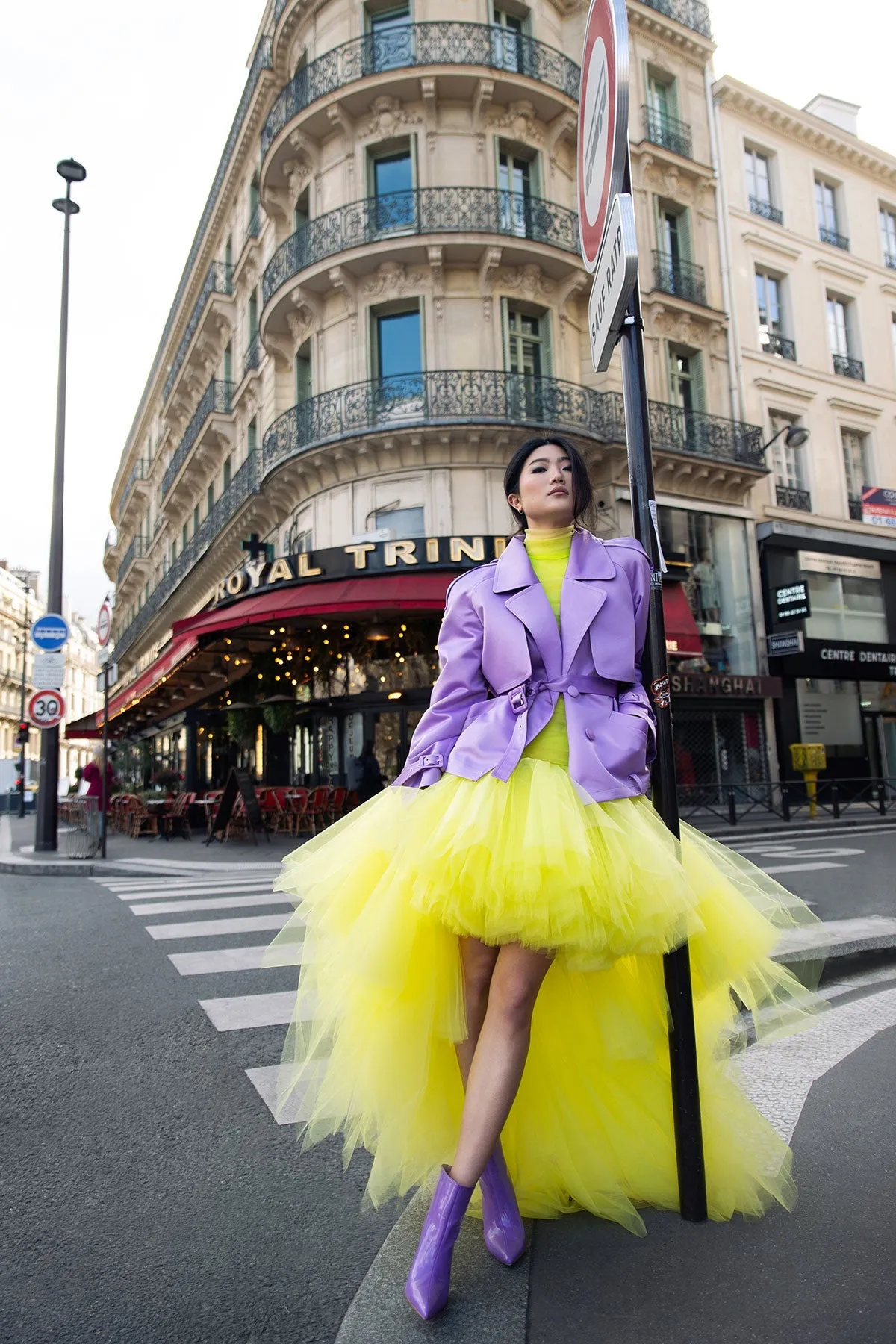 Slammin' Lavender Trench Coat