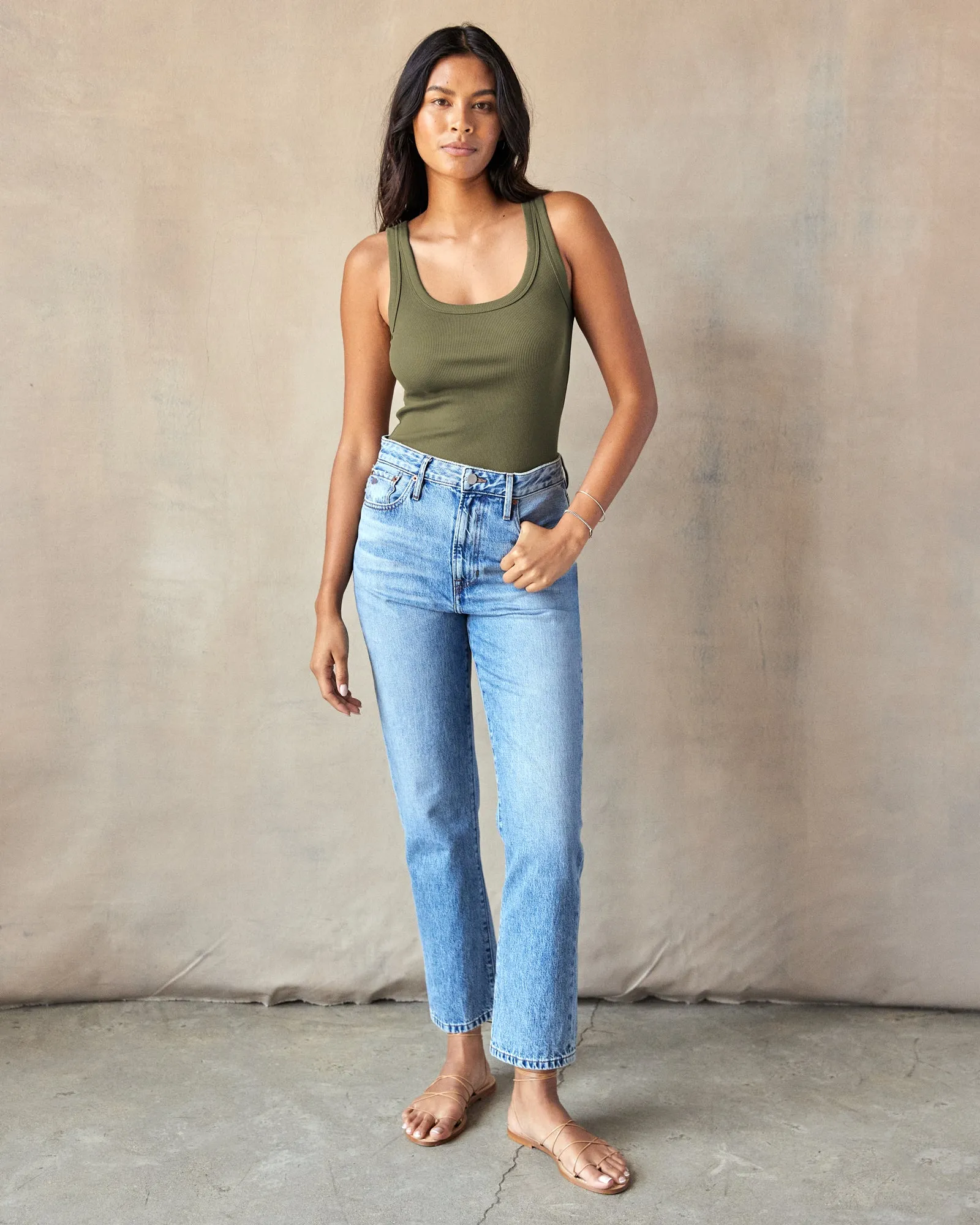 Sojourn Ribbed Tank - FINAL SALE