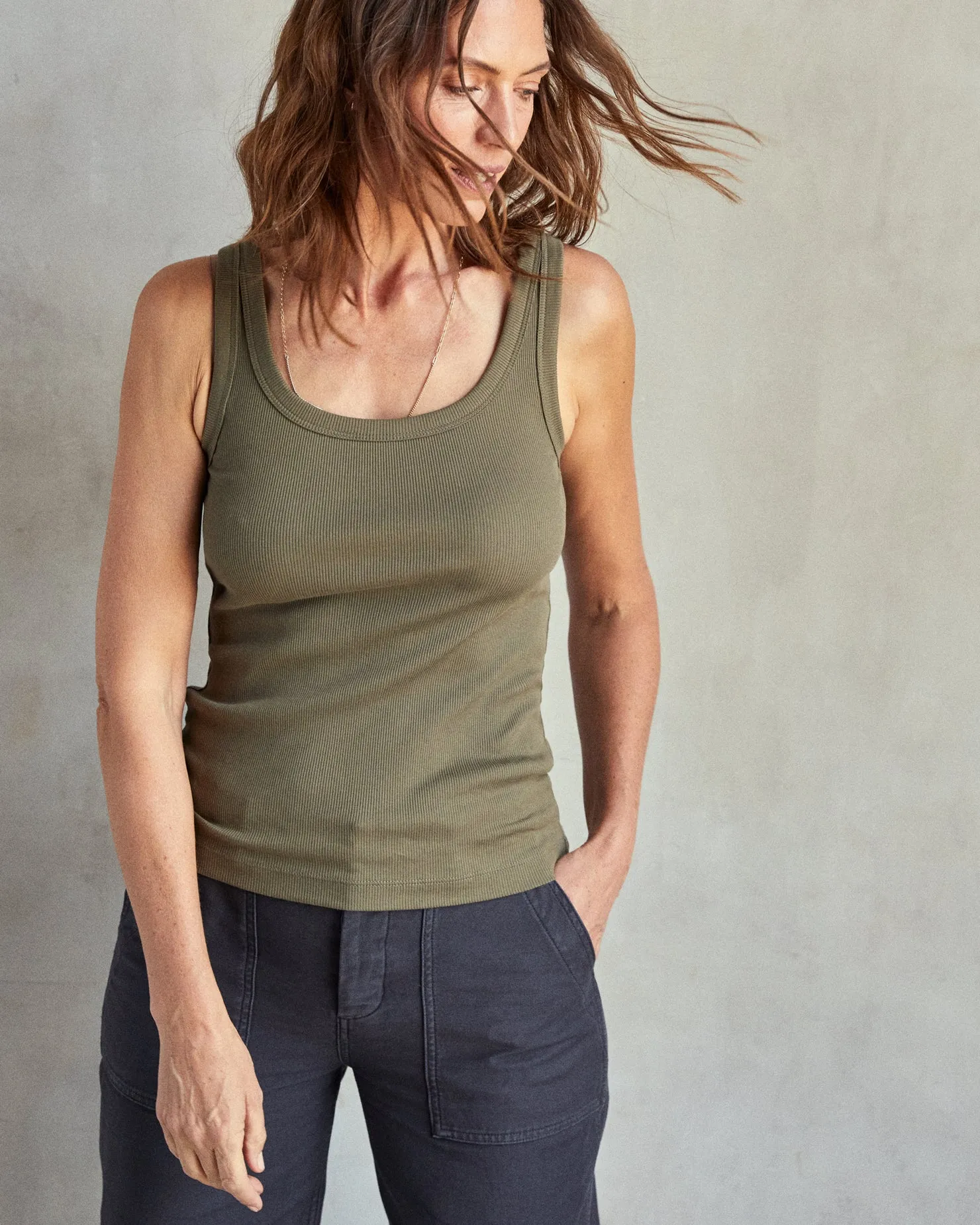 Sojourn Ribbed Tank - FINAL SALE