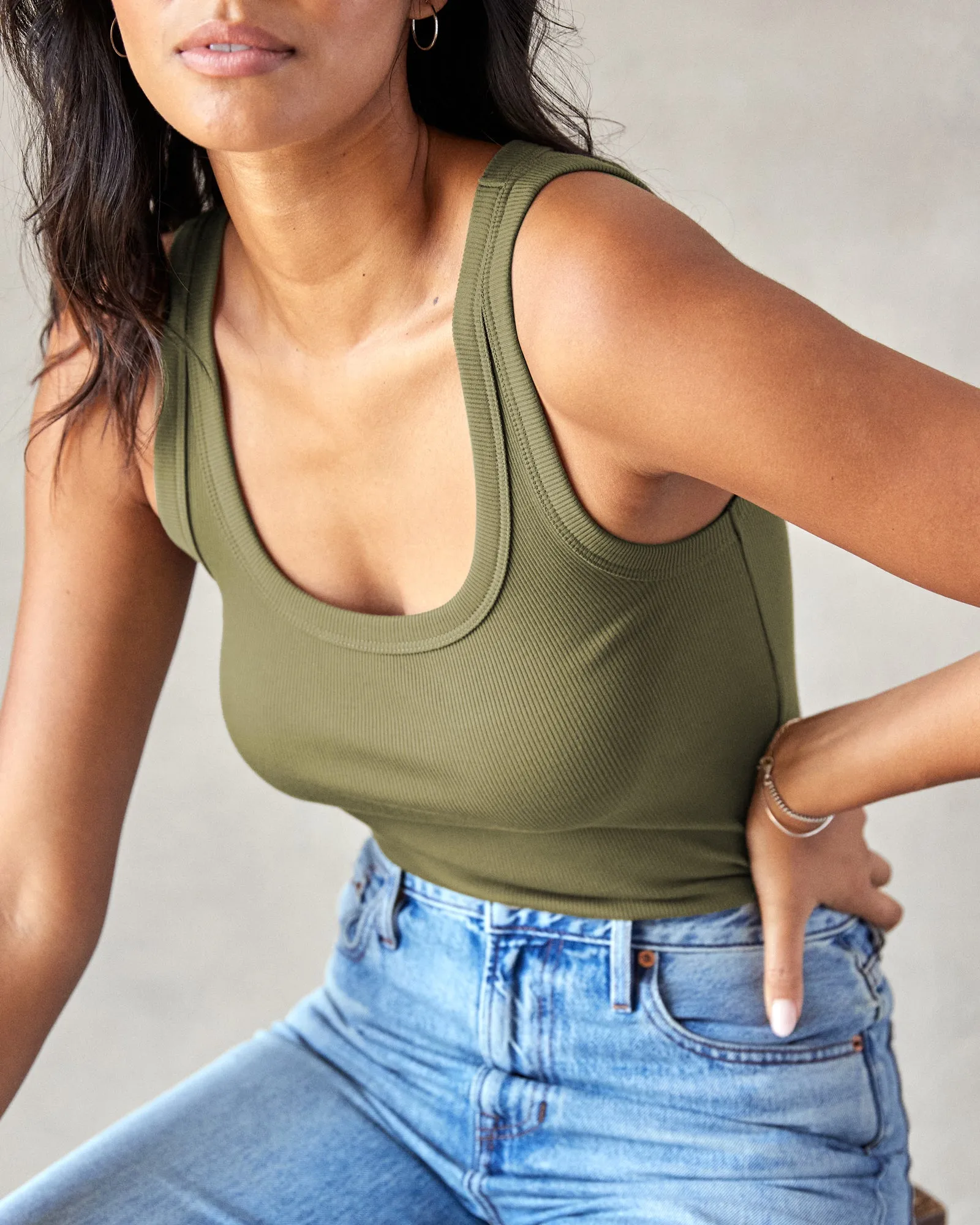 Sojourn Ribbed Tank - FINAL SALE