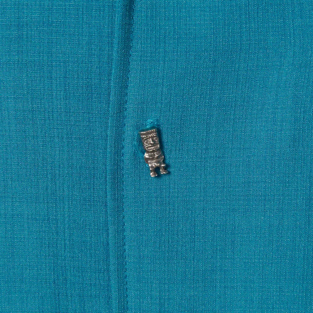 Teal Tiki Retro Stitch Shirt