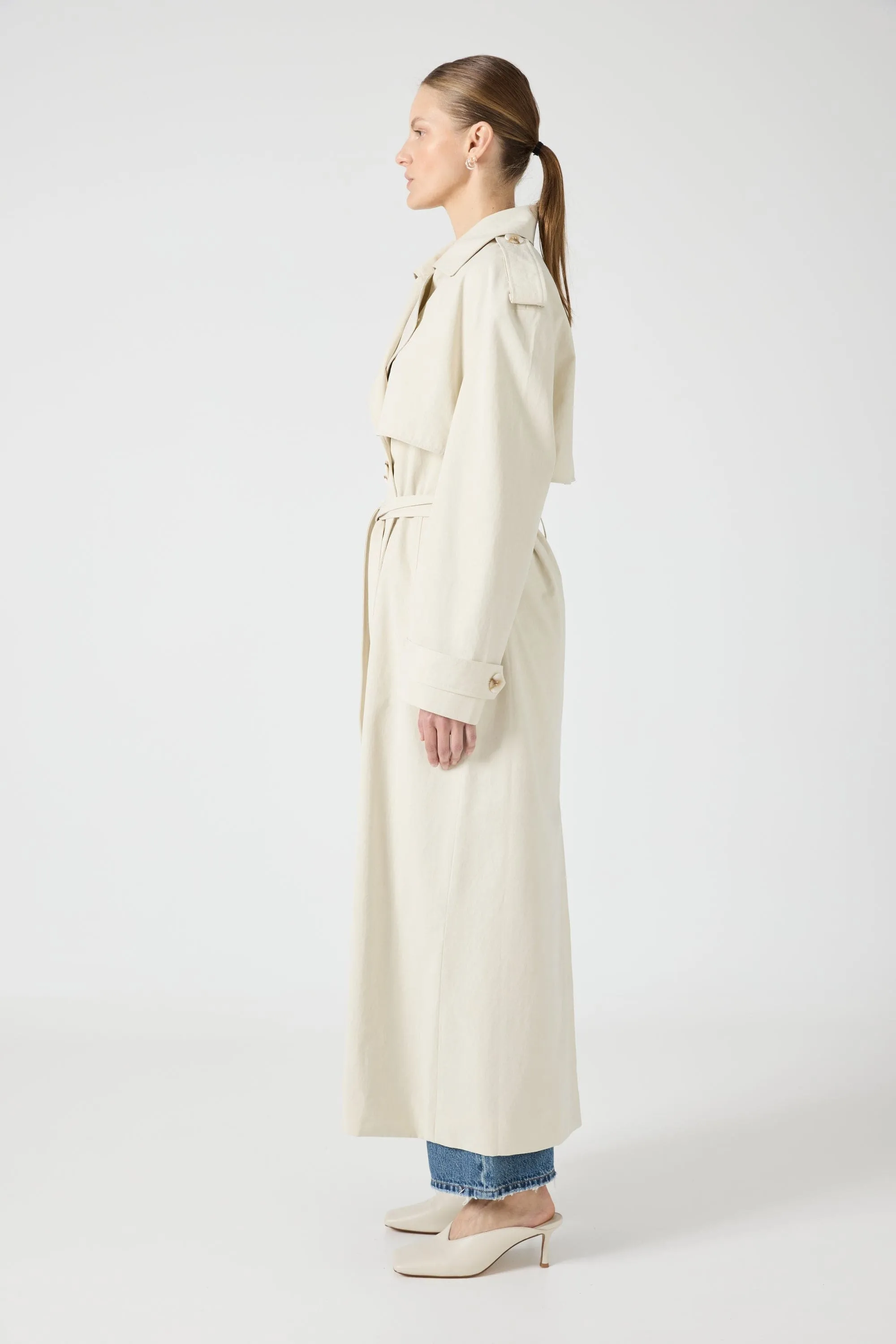 TRANSIT TRENCH COAT | DUST