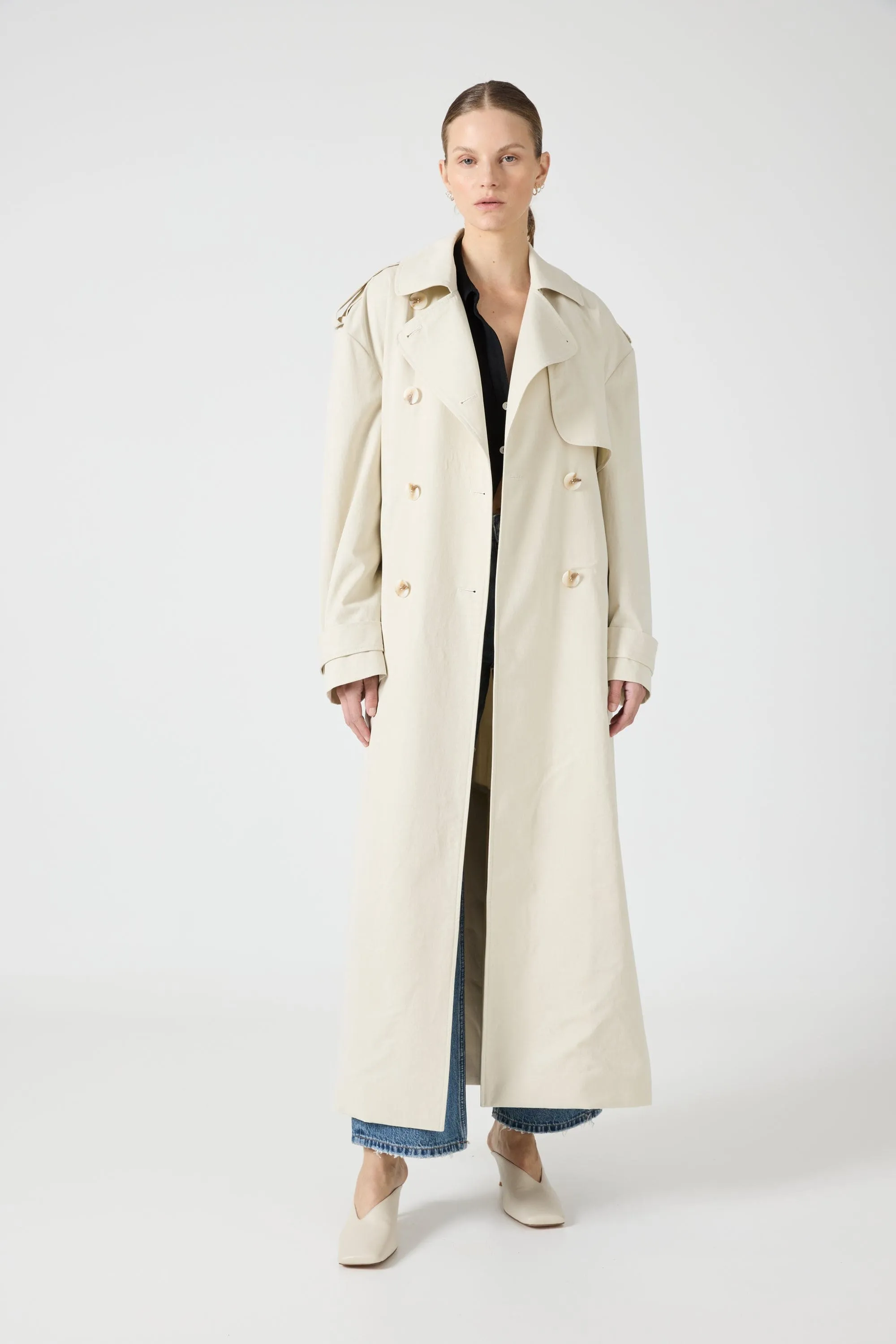 TRANSIT TRENCH COAT | DUST