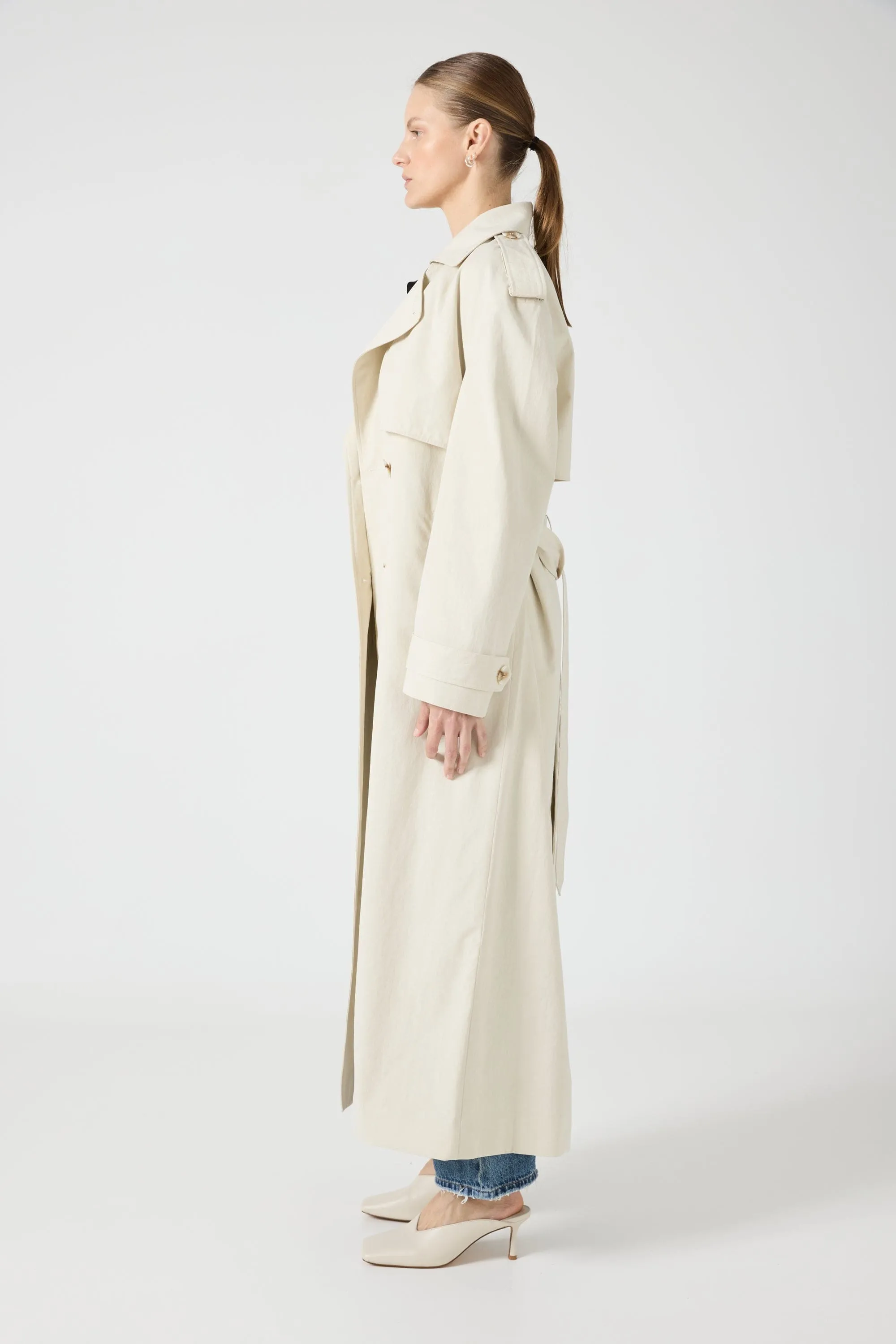 TRANSIT TRENCH COAT | DUST
